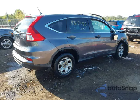 2015 Honda Cr-V Lx from USA, damaged, VIN 5J6RM4H38FL077878